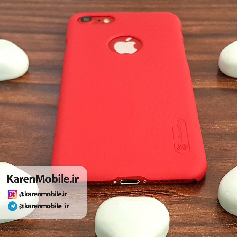 قاب گوشی موبایل iPhone 7 برند Nillkin Frosted Shield رنگ قرمز