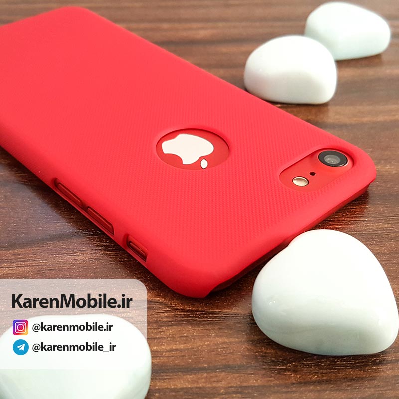 قاب گوشی موبایل iPhone 7 برند Nillkin Frosted Shield رنگ قرمز