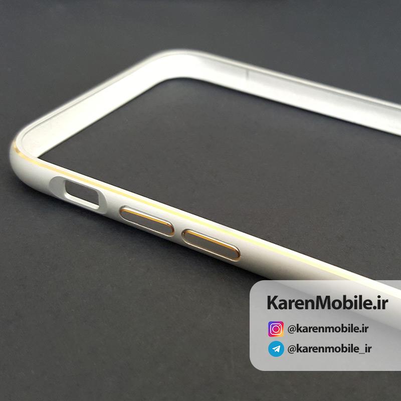 بامپر محافظ گوشی iPhone 6/6s برند REMAX رنگ نقره ای طلایی