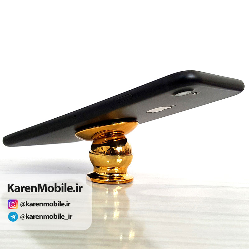 پایه نگهدارنده گوشی Mobile Bracket مگنتی رنگ طلایی