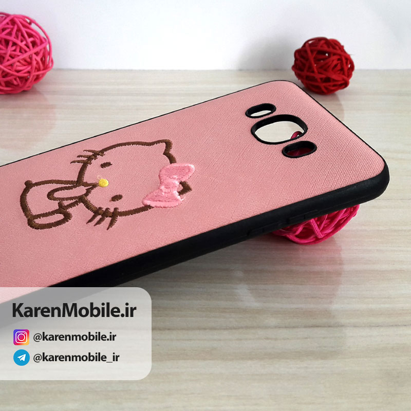 قاب گوشی موبایل SAMSUNG J7 2016 / J710 برند REMAX مدل Kitty رنگ صورتی