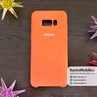 قاب گوشی موبایل SAMSUNG Galaxy S8 Plus سیلیکونی Silicone Case رنگ نارنجی پرتقالی