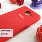 قاب گوشی موبایل SAMSUNG J7 Max سیلیکونی Silicone Case رنگ قرمز 