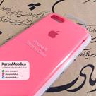 قاب گوشی موبایل iPhone 8 سیلیکونی اصلی Silicone Case رنگ گلبهی فسفری