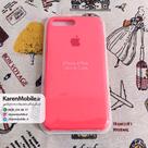 قاب گوشی موبایل iPhone 8 Plus سیلیکونی اصلی Silicone Case رنگ گلبهی فسفری