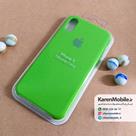 قاب گوشی موبایل iPhone X سیلیکونی اصلی Silicone Case رنگ سبز چمنی