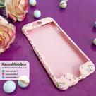 قاب گوشی موبایل iPhone 6/6s برند Kutis 360 طرح شکوفه های بهاری رنگ کرمی 