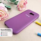 قاب گوشی موبایل SAMSUNG A5 2017 / A520 سیلیکونی Silicone Case رنگ بنفش بادمجانی