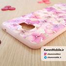 قاب گوشی موبایل SAMSUNG C7 طرح گل تیره و روشن رنگ صورتی 