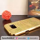 قاب گوشی SAMSUNG S7 برند لاکچری طرح کنفی طلایی