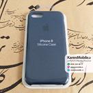 قاب گوشی موبایل iPhone 8 سیلیکونی اصلی Silicone Case رنگ سورمه ای مات