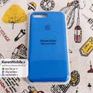 قاب گوشی موبایل iPhone 8 Plus سیلیکونی اصلی Silicone Case رنگ آبی