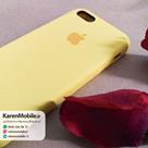 قاب گوشی موبایل iPhone 5/5s/SE سیلیکونی اصلی Silicone Case رنگ زرد