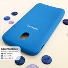 قاب گوشی موبایل SAMSUNG J3 Pro 2017 / J330 سیلیکونی Silicone Case رنگ آبی