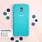 قاب گوشی موبایل SAMSUNG J3 Pro 2017 / J330 سیلیکونی Silicone Case رنگ سبزآبی