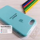 قاب گوشی موبایل iPhone 7 سیلیکونی اصلی Silicone Case رنگ سبز آبی