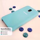 قاب گوشی موبایل SAMSUNG J3 Pro 2017 / J330 سیلیکونی Silicone Case رنگ سبزآبی