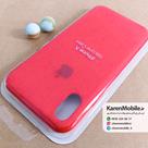 قاب گوشی موبایل iPhone X سیلیکونی اصلی Silicone Case رنگ قرمز