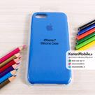 قاب گوشی موبایل iPhone 7 سیلیکونی اصلی Silicone Case رنگ آبی