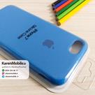 قاب گوشی موبایل iPhone 7 سیلیکونی اصلی Silicone Case رنگ آبی