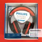 هدست بلوتوث برند Philips مدل MX666 رنگ مشکی قرمز