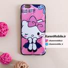 قاب گوشی موبایل iPhone 6/6s طرح Hello Kitty رنگ صورتی مشکی