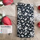 قاب گوشی موبایل iPhone 7 Plus برند Kutis 360 طرح شکوفه سفید زرد رنگ مشکی