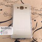 قاب گوشی موبایل SAMSUNG J3 2015 طرح متال بامپر ژله ای شفاف رنگ طلایی