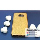 قاب گوشی SAMSUNG S6 Edge برند لاکچری طرح الماس طلایی