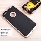 قاب گوشی موبایل iPhone 6 Plus برند motomo مدل اصلی رنگ مشکی بامپر طلایی