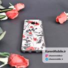 قاب گوشی موبایل SAMSUNG C5 Pro طرح گل رز قرمز رنگ سفید مشکی