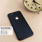 قاب گوشی آیفون iPhone 7 برند Back Cover مدل پشت چرم طرح دور دوخت رنگ مشکی