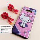 قاب گوشی موبایل SAMSUNG Galaxy S8 Plus طرح Hello Kitty رنگ صورتی مشکی