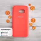 قاب گوشی موبایل SAMSUNG Galaxy S7 سیلیکونی Silicone Case رنگ نارنجی فسفری
