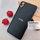 قاب گوشی موبایل HTC Desire 728 مدل پشت چرم طرح دور دوخت رنگ مشکی