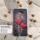 قاب گوشی موبایل SAMSUNG A5 2016 / A510 برند اسپارگل کیبورد طرح Heart رنگ مشکی