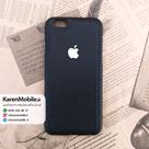 قاب گوشی آیفون iPhone 6/6s مدل پشت چرم طرح دور دوخت رنگ مشکی