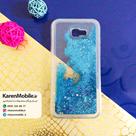 قاب گوشی موبایل SAMSUNG A7 2017 / A720 مدل آکواریومی شنی رنگ آبی 