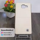 قاب گوشی موبایل SAMSUNG A5 2016 / A510 برند Dekkin مدل پشت چرم رنگ سفید