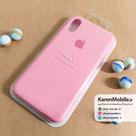 قاب گوشی موبایل iPhone X سیلیکونی اصلی Silicone Case رنگ صورتی