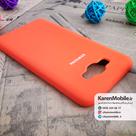 قاب گوشی موبایل SAMSUNG J7 2016 / J710 سیلیکونی Silicone Case رنگ نارنجی پرتقالی