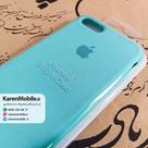 قاب گوشی موبایل iPhone 8 سیلیکونی اصلی Silicone Case رنگ سبز آبی 