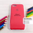 قاب گوشی موبایل iPhone 7 سیلیکونی اصلی Silicone Case رنگ قرمز