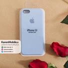 قاب گوشی موبایل iPhone 5/5s/SE سیلیکونی اصلی Silicone Case رنگ آبی کمرنگ