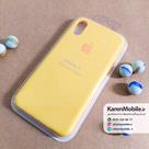 قاب گوشی موبایل iPhone X سیلیکونی اصلی Silicone Case رنگ زرد