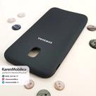 قاب گوشی موبایل SAMSUNG J3 Pro 2017 / J330 سیلیکونی Silicone Case رنگ زغال سنگی