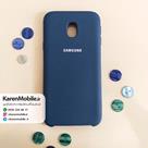 قاب گوشی موبایل SAMSUNG J3 Pro 2017 / J330 سیلیکونی Silicone Case رنگ آبی نفتی تیره