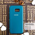 قاب گوشی موبایل SAMSUNG Galaxy S7 Edge سیلیکونی Silicone Case رنگ سبز آبی کیهانی