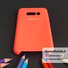 قاب گوشی موبایل SAMSUNG Galaxy S8 سیلیکونی Silicone Case رنگ نارنجی فسفری