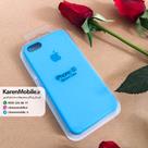 قاب گوشی موبایل iPhone 5/5s/SE سیلیکونی اصلی Silicone Case رنگ آبی آسمانی